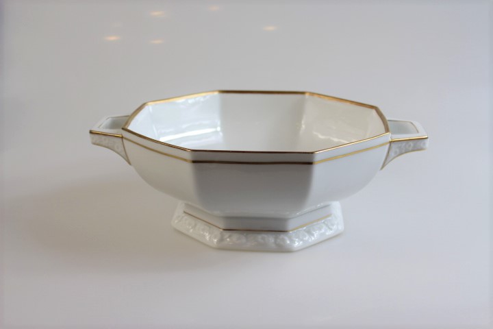 Deckelschüssel (ohne Deckel) - Rosenthal - Maria - Goldband