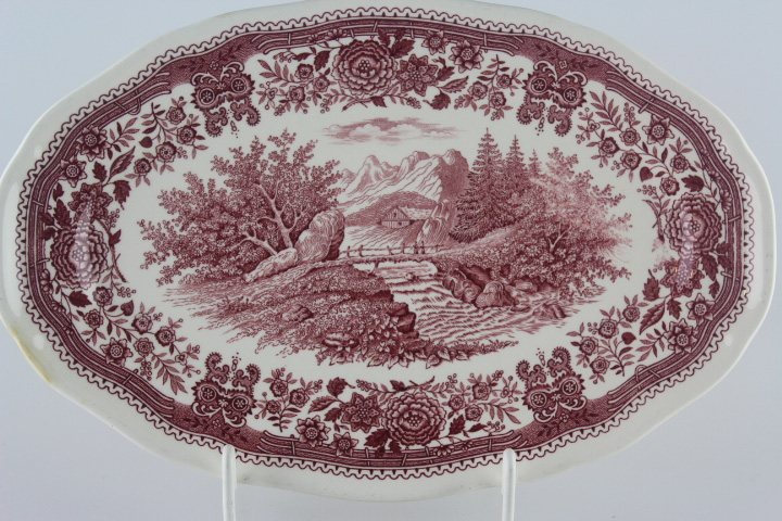 Fleischplatte - Villeroy & Boch - Burgenland rot