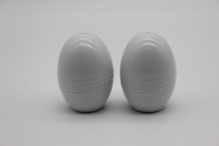 Salz- & Pfefferstreuer - Rosenthal - Asimmetria - Weiß