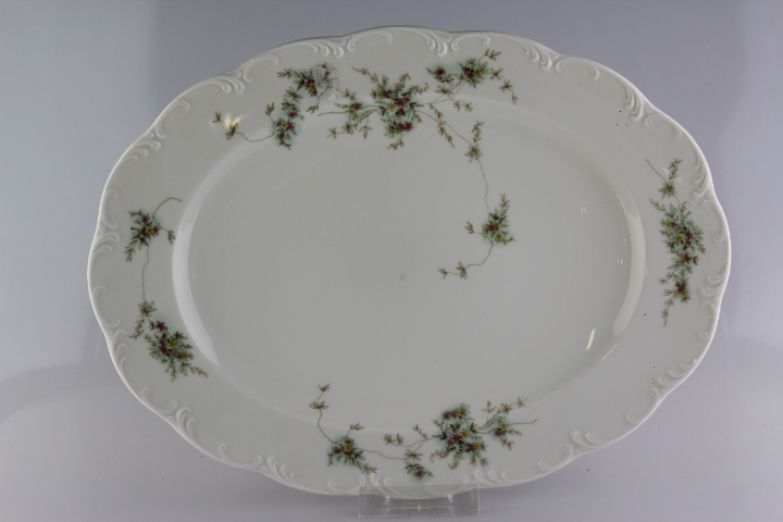 Fleischplatte 32 cm - Rosenthal - grüne Ranke