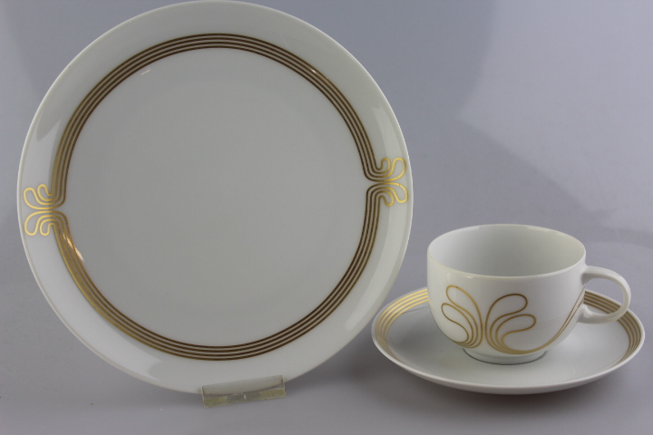 Kaffeegedeck 3 tlg. - Heinrich - Unbekannt - Goldene Blume