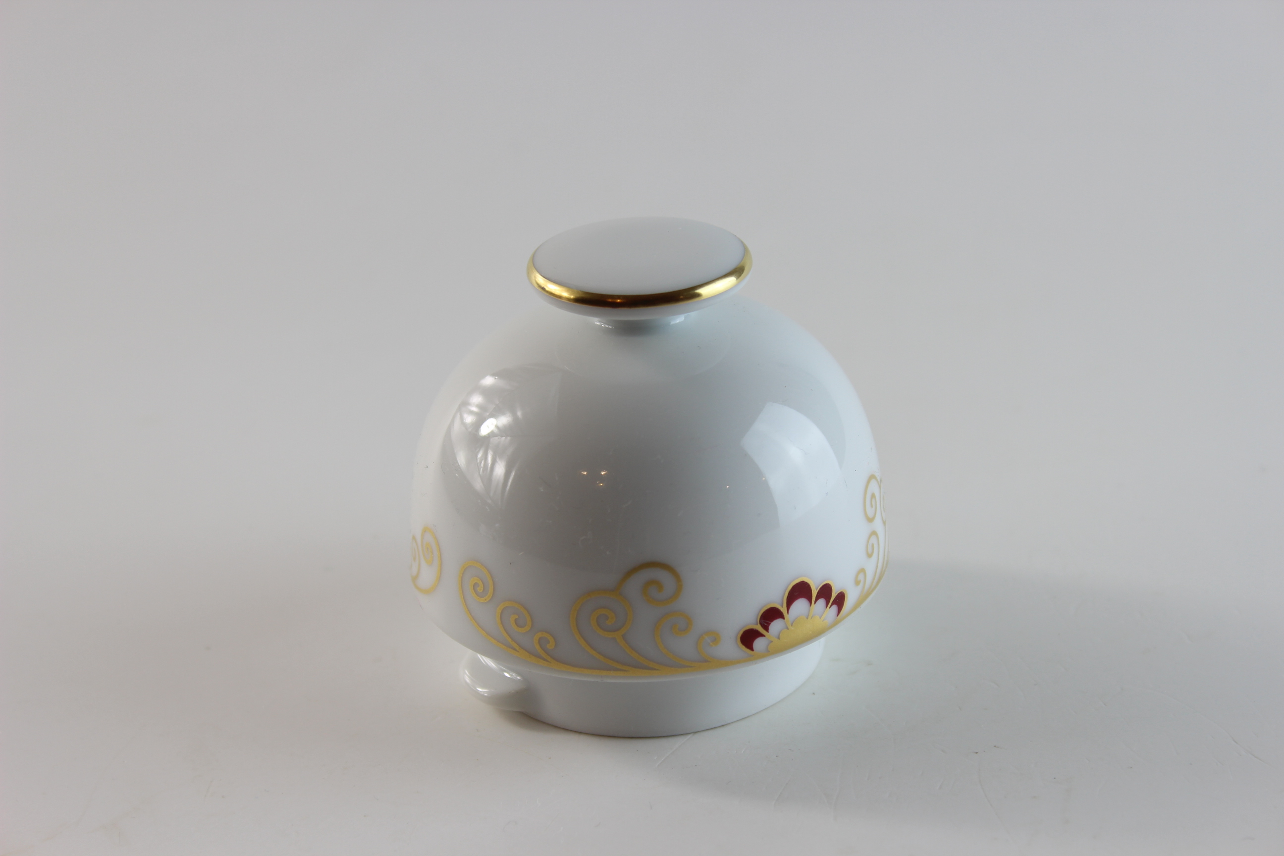 Deckel für Kaffeekanne - Heinrich - Rot/Gold