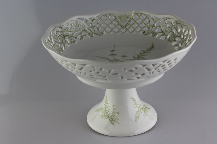 Schale auf Fuss - Gallo - Leonardo - Sommerfarn