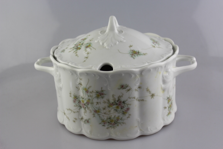 Terrine - Rosenthal - grüne Ranke