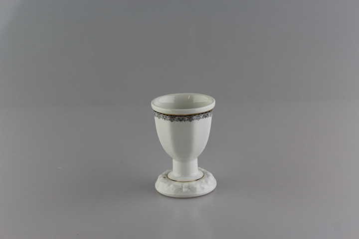 Eierbecher - Rosenthal - Maria grau/gold