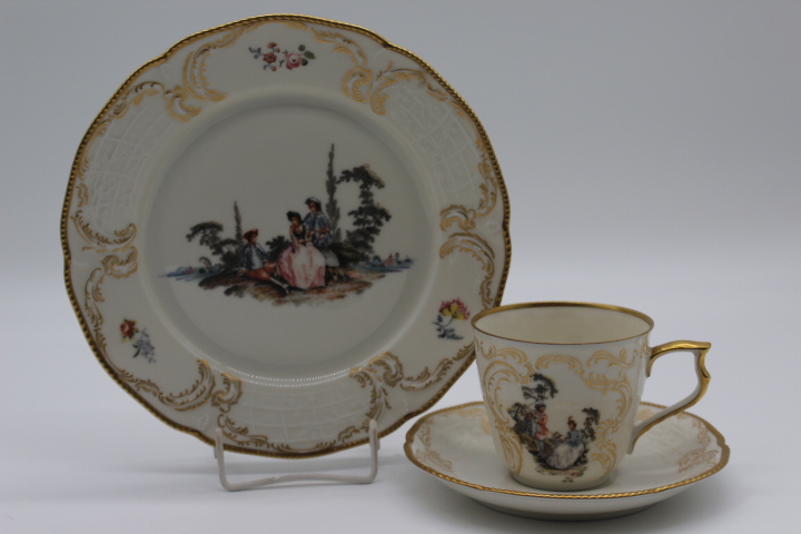 Kaffeegedeck 3 tlg. - Rosenthal - Sanssouci - Hoeroldt Arkadien