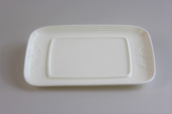 Butterplatte - Villeroy & Boch - Fiori weiß