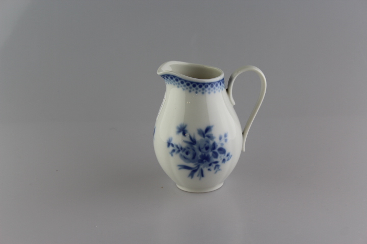 Sahnekännchen - Heinrich - Echt Kobalt - Rosengirlande