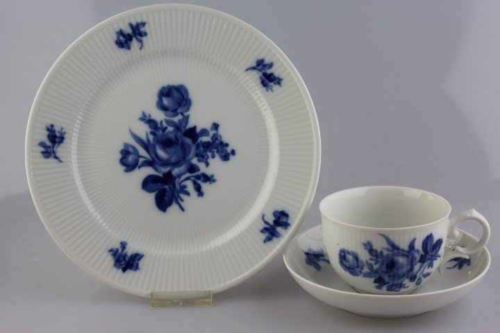 Teegedeck 3 tlg. - Heinrich - Residenz - Blaue Rose