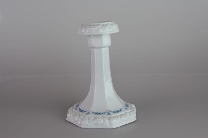 Kerzenhalter 17 cm - Rosenthal - Maria - Rosenkante blau