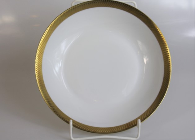 Suppenteller - Rosenthal - Form 2000 - Goldgitter
