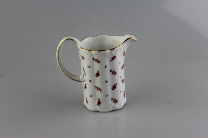 Sahnegießer - Rosenthal - Blütenteppich mit Goldrand