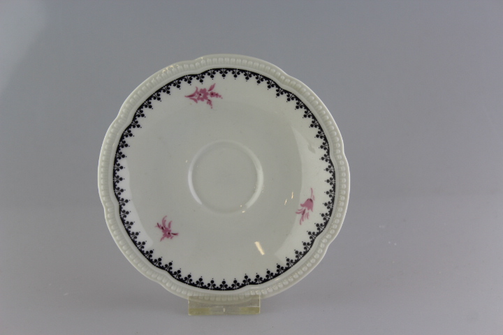 Untertasse für Teetasse - Heinrich - rosa Blüte