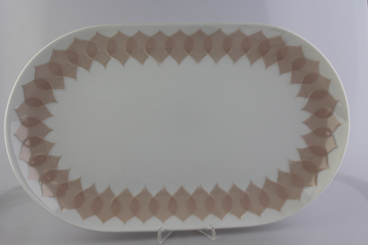 Fleischplatte 38,5 cm - Rosenthal - Lotus - Gravad Rosa