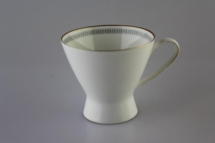 Kaffeetasse - Rosenthal - Form 2000 - Graue Rechtecke