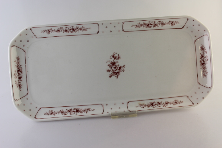 Königskuchenplatte - Seltmann Weiden - Mirabell - Rosa Blume