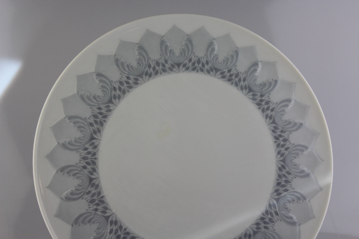 Tortenplatte - Rosenthal - Lotus - Madras grau