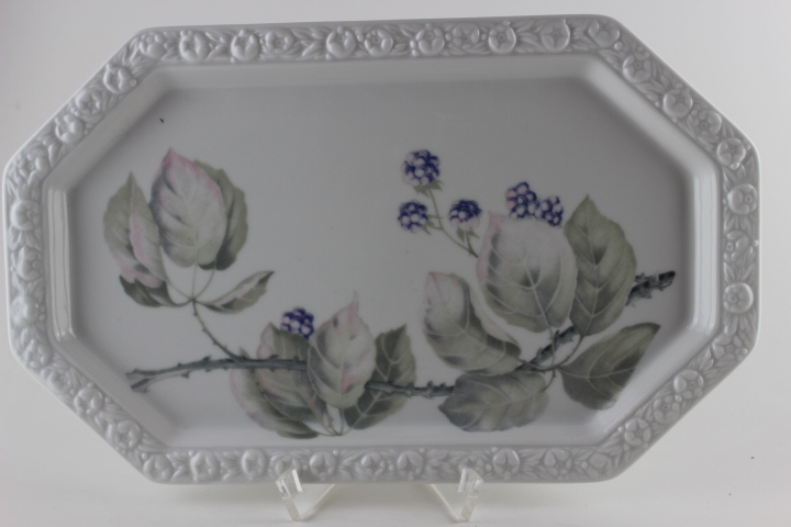 Tablett - Rosenthal - Brombeere