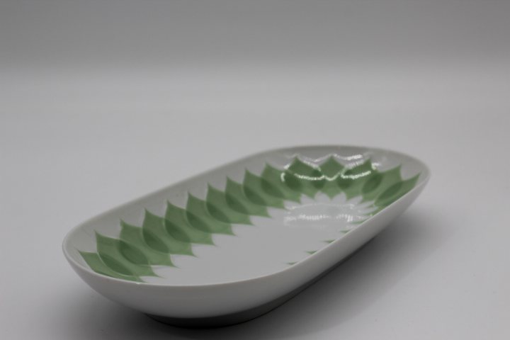 Beilagenplatte - Rosenthal - Lotus - Secunda grün