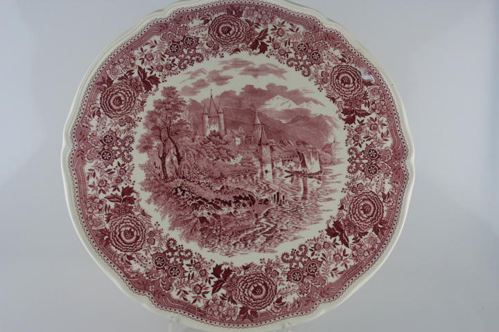 Tortenplatte - Villeroy & Boch - Burgenland rot