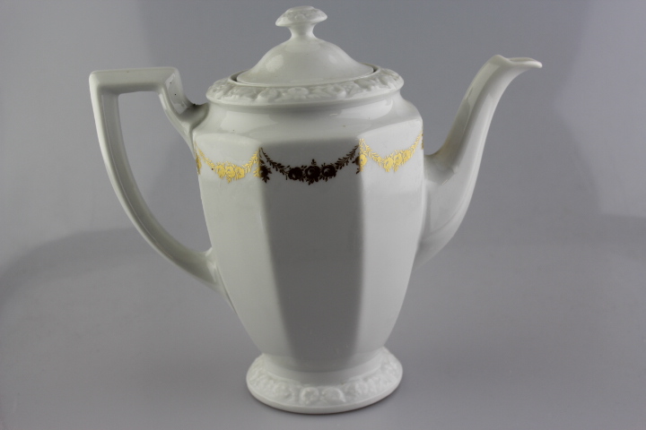 Kaffeekanne - Rosenthal - Rosenkante gold