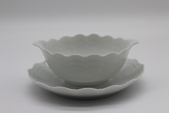 Sauciere einteilig - Giraud Limoges - Corail - weiß