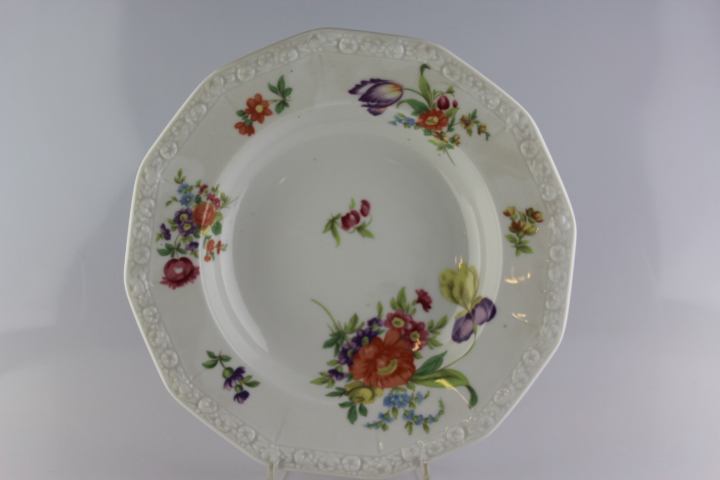 Suppenteller Ø 23,5 cm - Rosenthal - Sommerstrauß