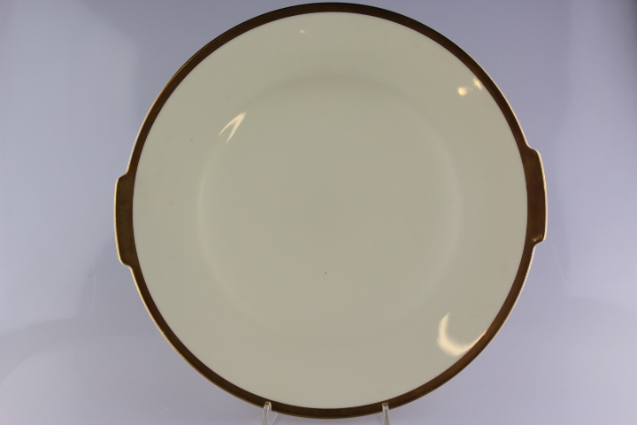 Kuchenteller - Heinrich - Anmut - Creme/Gold breit