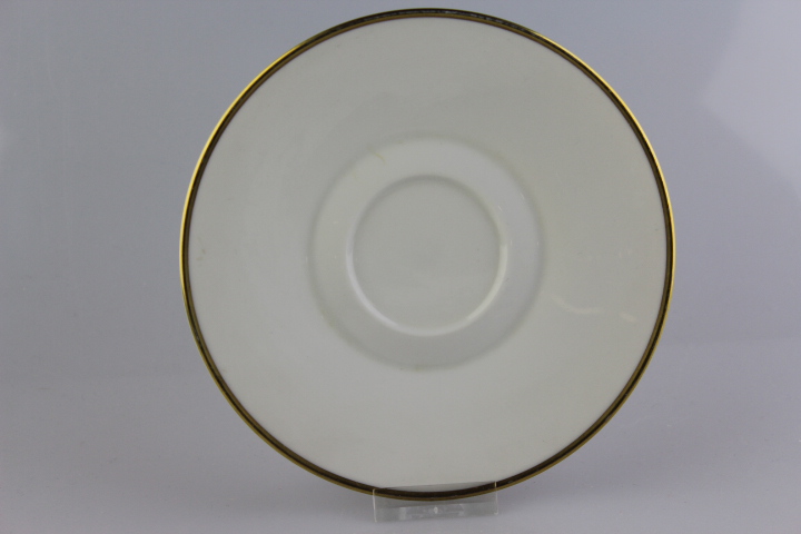 Untertasse für Tee - Rosenthal - Form 2000 - polierter Goldrand