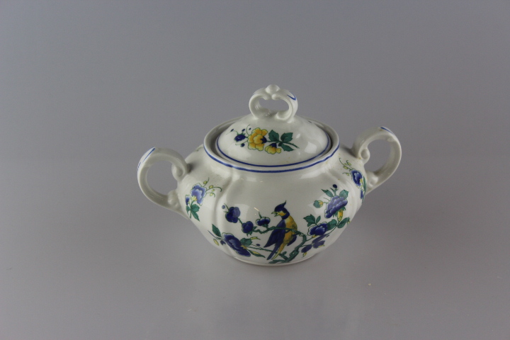 Zuckerdose - Villeroy & Boch - Phoenix blau