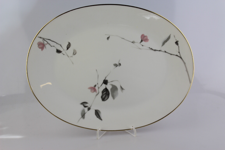 Fleischplatte - Rosenthal - Form 2000 - Japanischer Blütenzweig