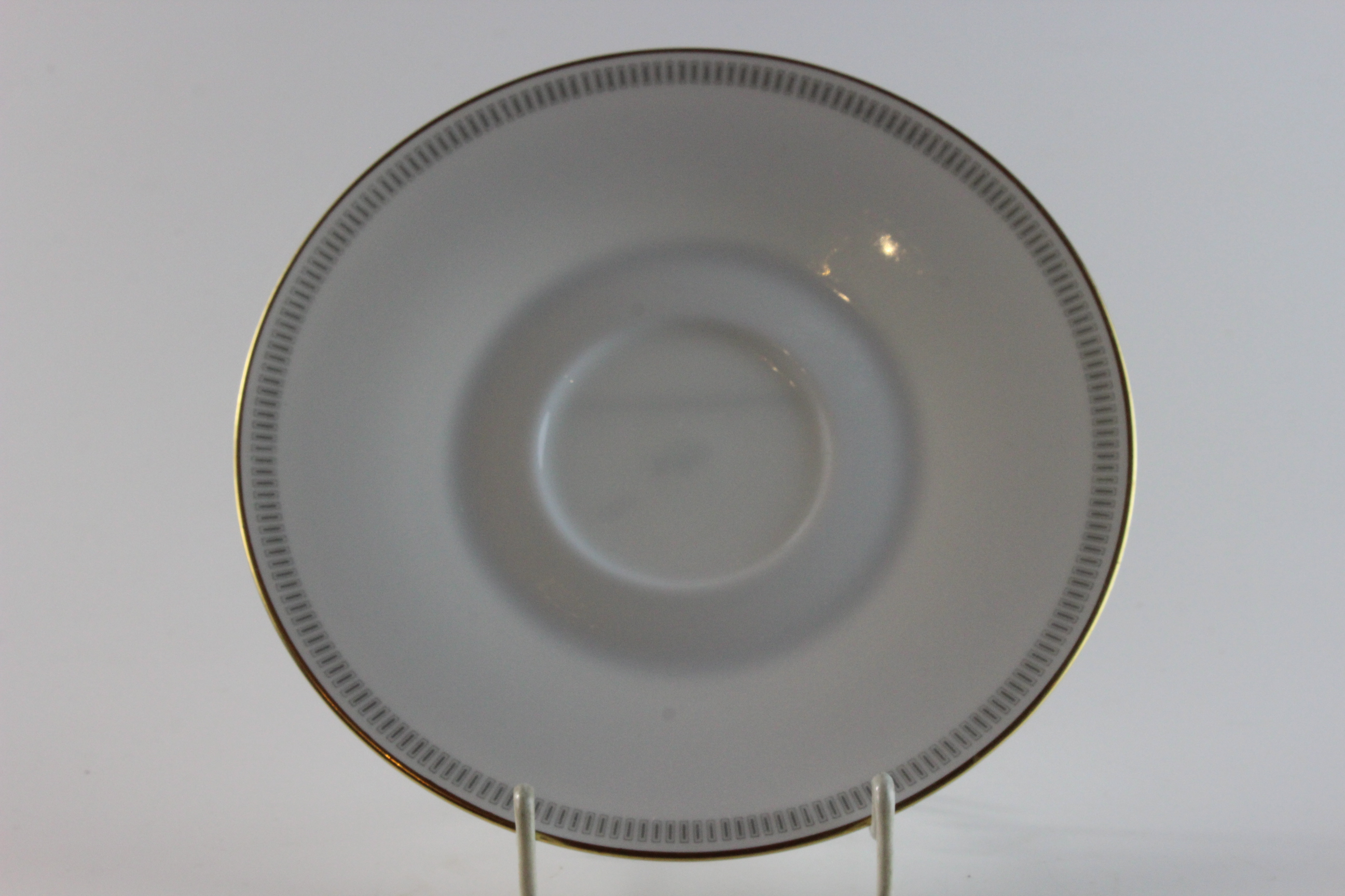 Untertasse für Teetasse - Rosenthal - Form 2000 - Graue Rechtecke