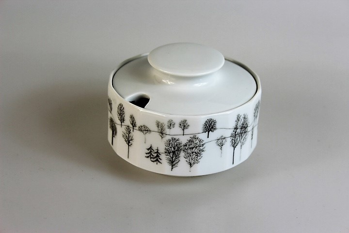 Zuckerdose klein - Rosenthal - Polygon - Winterreise