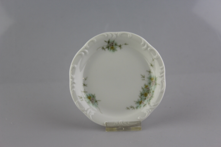 Gebäcktellerchen Ø 11,5 cm - Rosenthal - grüne Ranke