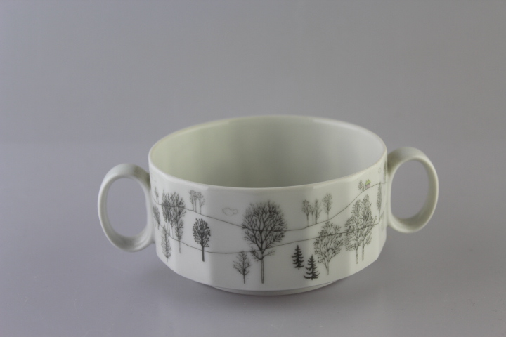 Suppentasse - Rosenthal - Polygon - Winterreise