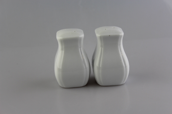 Pfeffer- und Salzstreuer 2 tlg. - Rosenthal - Asimmetria - Weiß