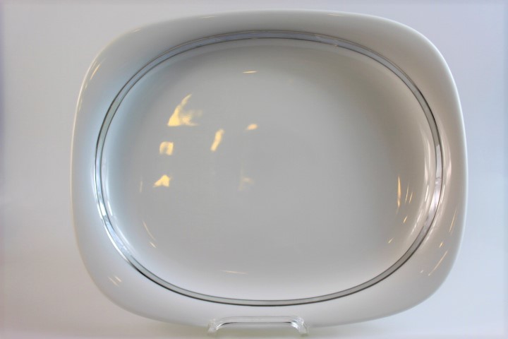 Fleischplatte 33 cm - Rosenthal - Suomi - Platinrand