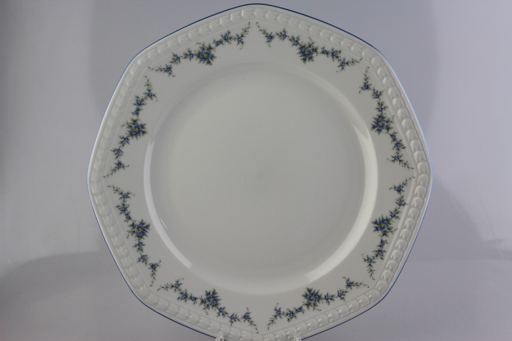 Speiseteller Ø 24,5 - Seltmann Weiden - Andrea - blaue Ranke