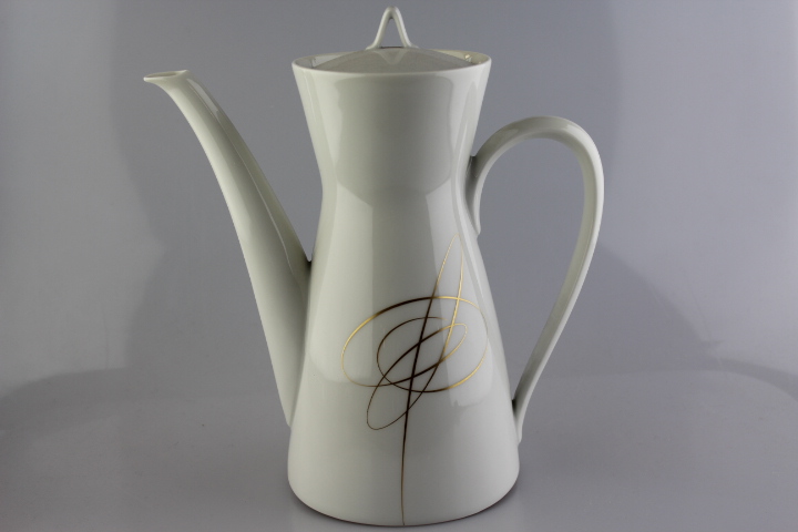 Kaffeekanne - Rosenthal - Form 2000 - Continental Gold Accord