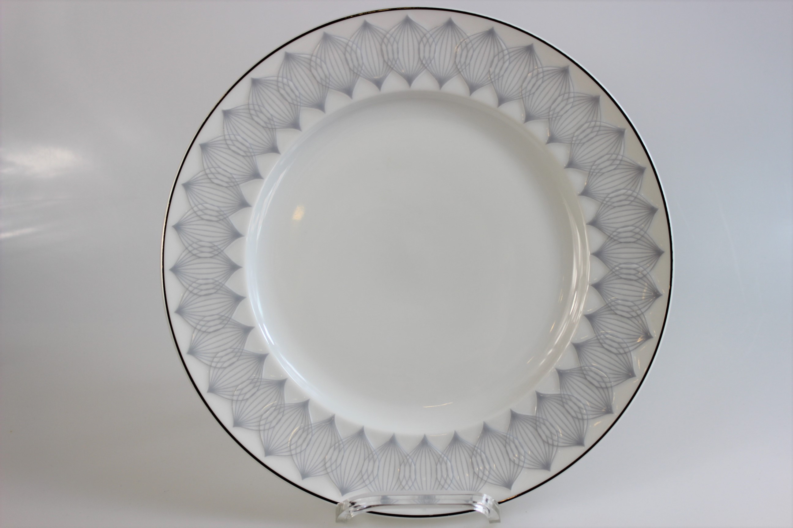 Speiseteller - Rosenthal - Lotus - Ballett mit Platin