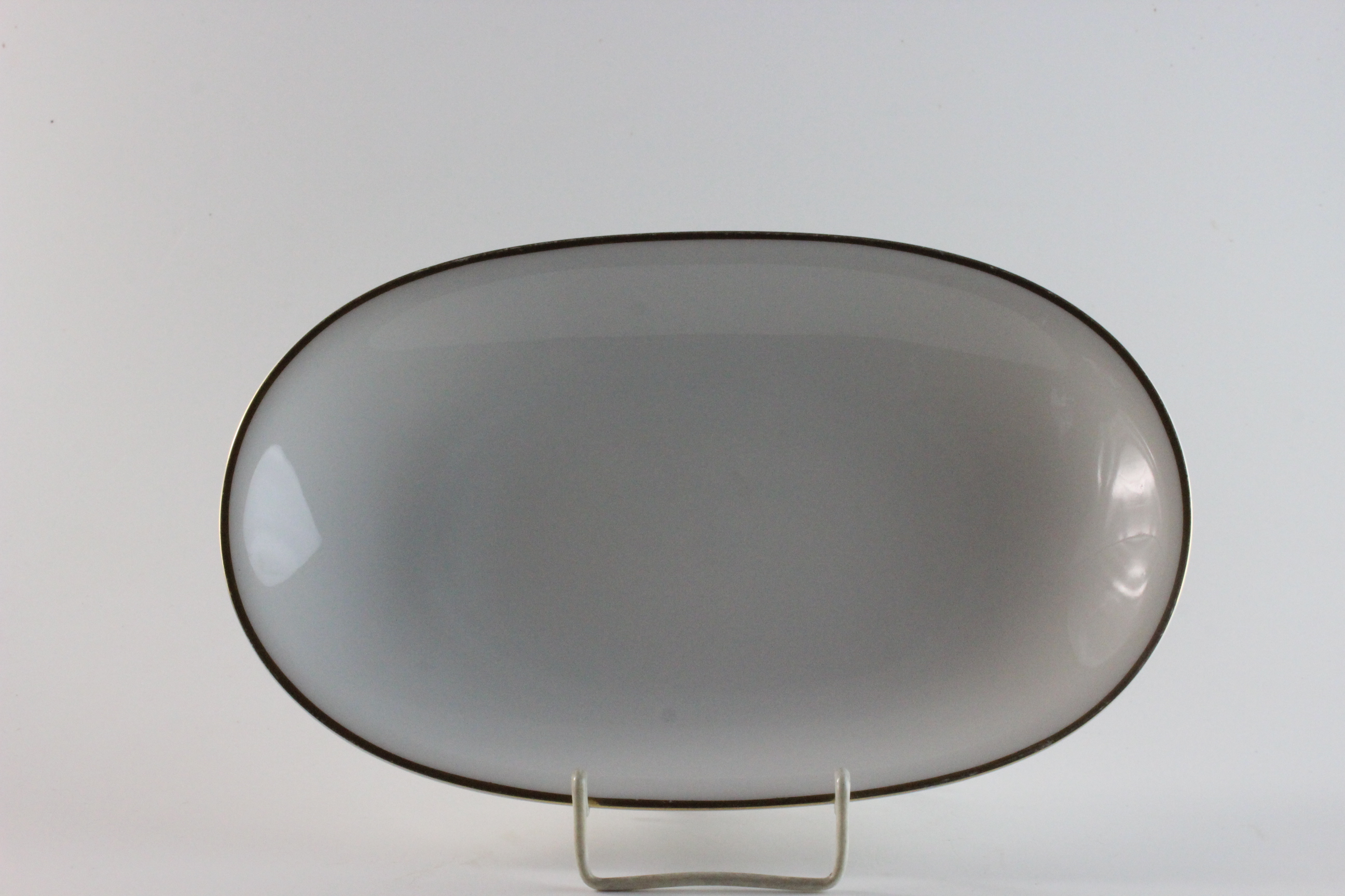 Aufschnittplatte - Heinrich - Europa - weiß Goldrand