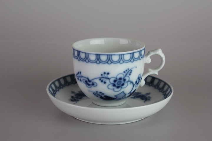 Moccatasse 2 tlg. - Fürstenberg - Fels und Vogel