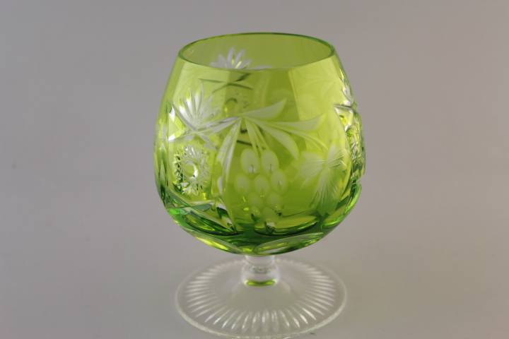 Cognacschwenker - Traube - hell grün