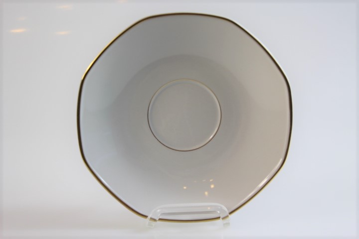 Untertasse für Suppentasse - Heinrich - Facette gold