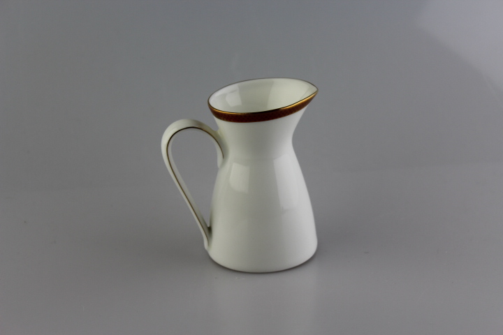 Sahnekännchen - Rosenthal - Form 2000 - Ätzgoldrand mit Rauten