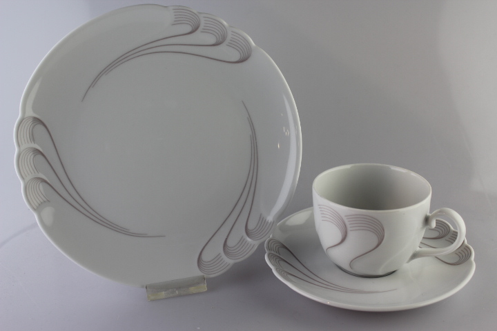 Kaffeegedeck 3 teilig -Seltmann Weiden - Helena - Braun