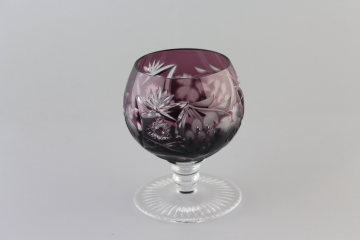 Cognacglas klein - Traube - lila