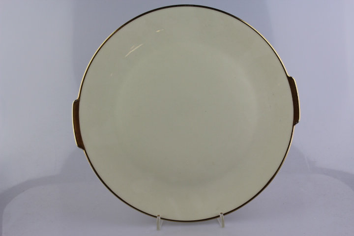 Kuchenteller - Heinrich - Anmut - Creme/Gold schmal