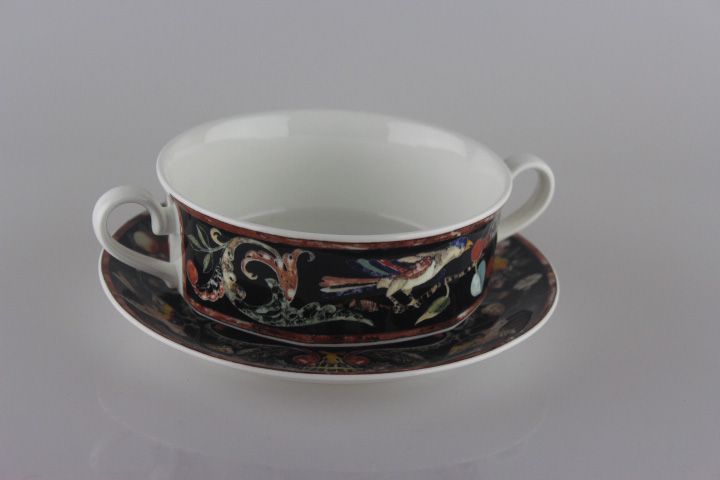 Suppentasse - Gallo - Intarsia