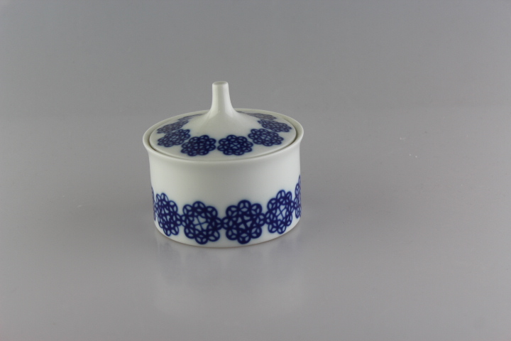 Zuckerdose - Rosenthal - Berlin - Blaue Blüte